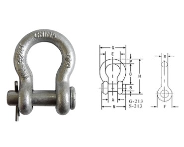 Shackle-G213 US ROUND PIN HORGONYBENLY