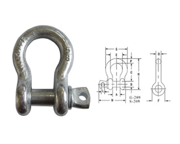 Shackle-G209 US CSAVAROS TŰS HORGÖNYBENLY