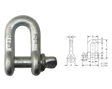 Shackle-G210 US CSAVAROS LÁNCBENLY