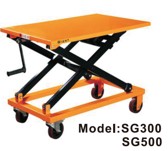 Csavaros emelőasztal-SG300/SG500